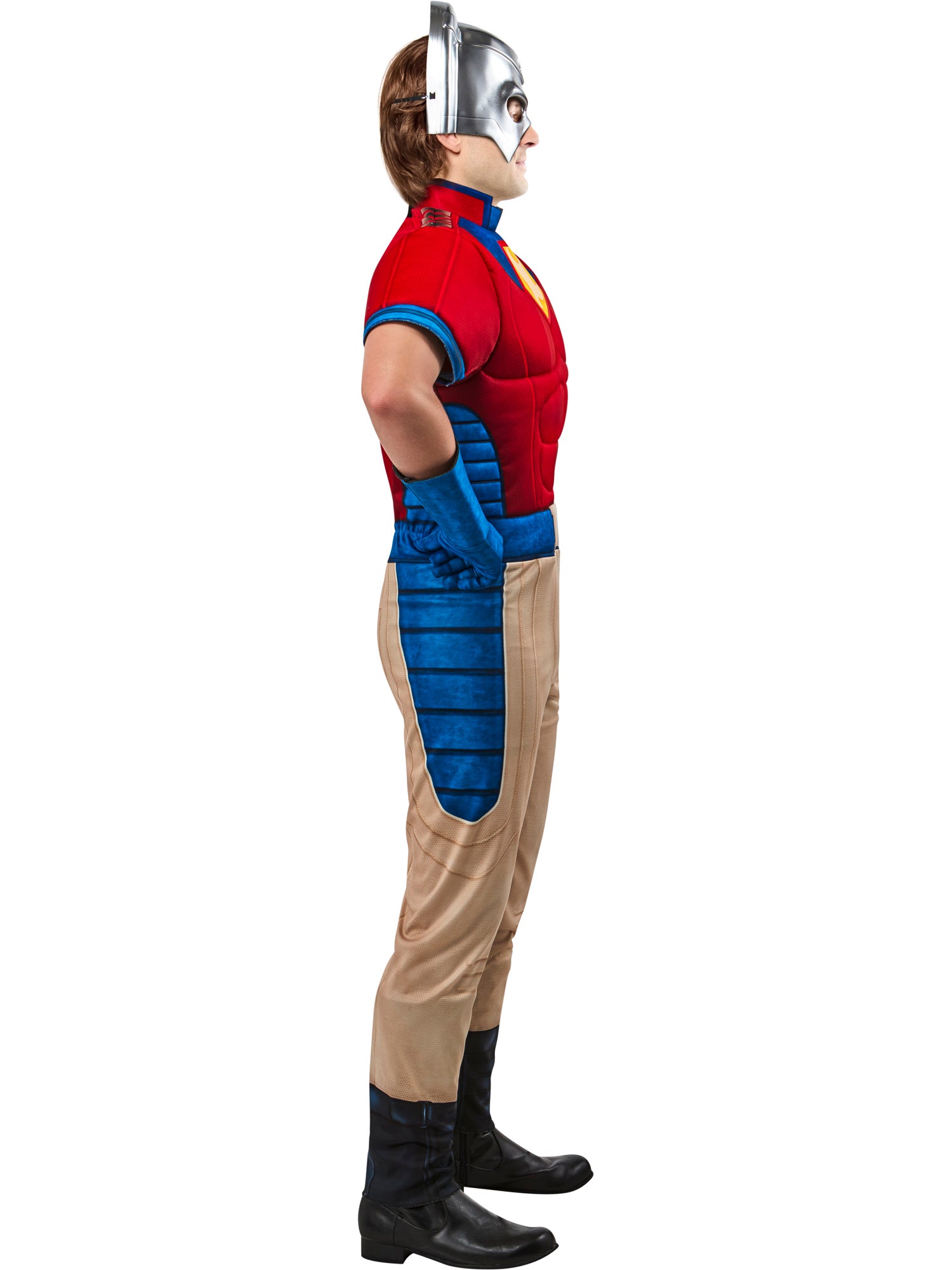 Rubies Peacemaker Kostüm für Herren mit Overall, Handschuhen und Halbmaske – Seitenansicht