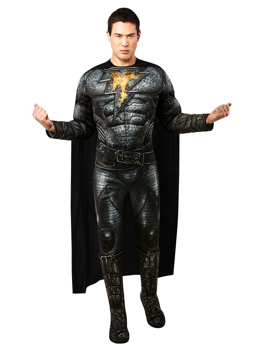 Rubies Black Adam Deluxe Kostüm für Herren mit Overall und Umhang – Produktansicht