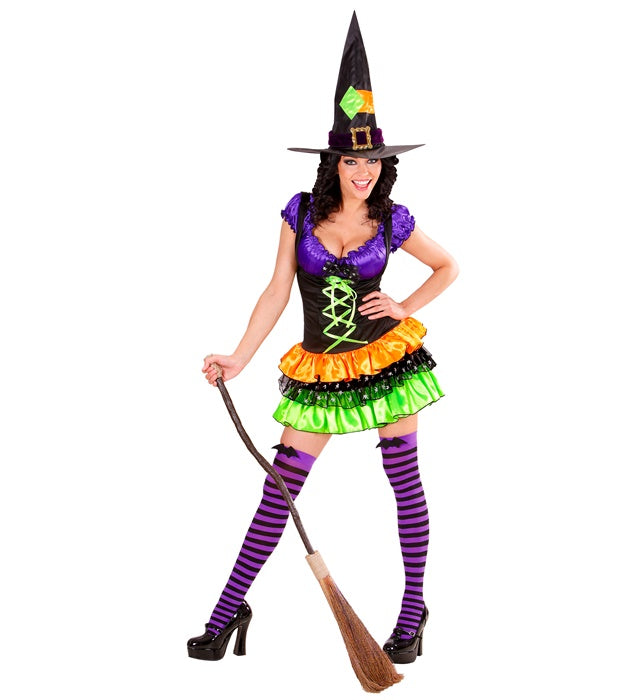 GLAMOUR-HEXE (Kleid, Hut)