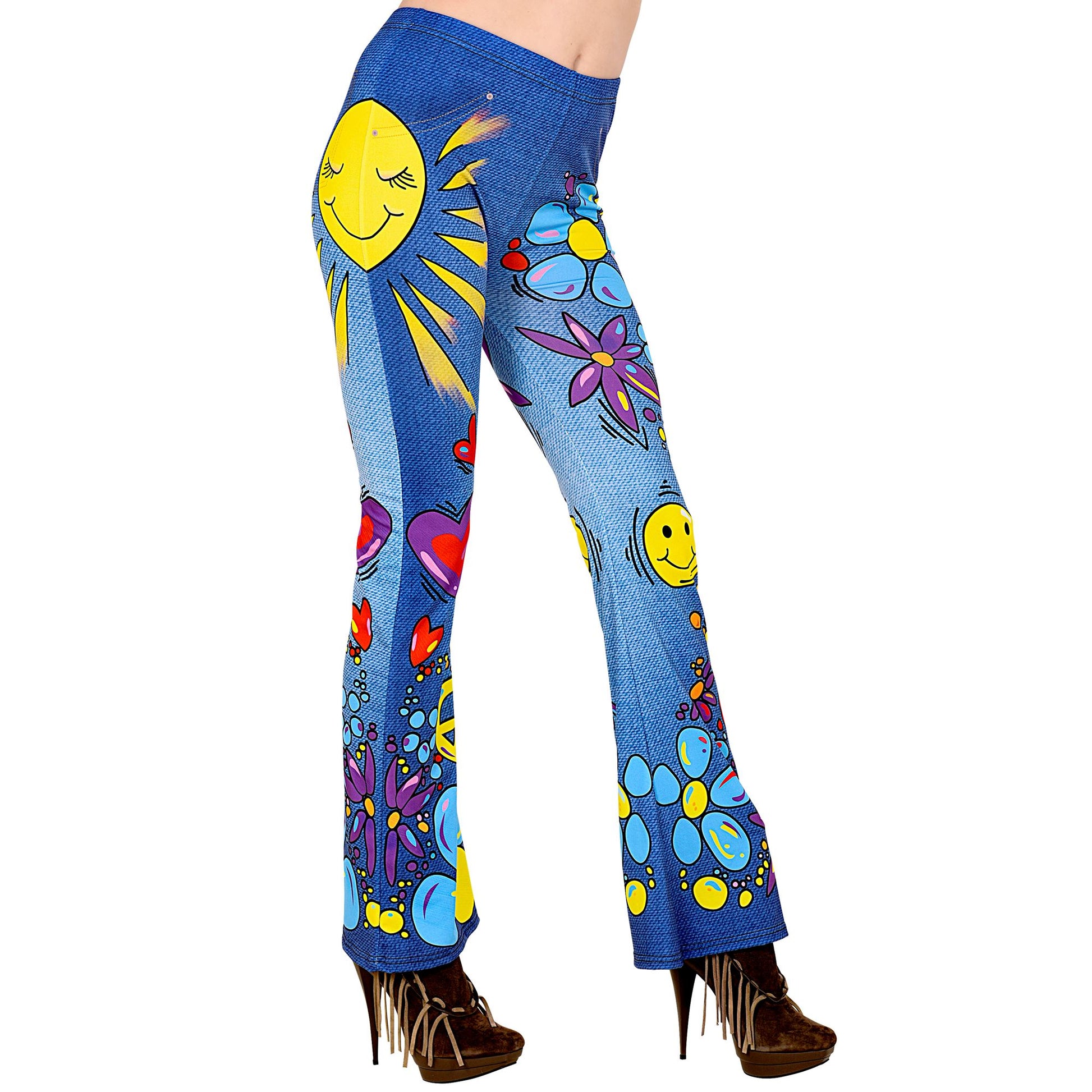 "70er JAHRE LEGGINGS HIPPIE JEANS" – Ansicht 3