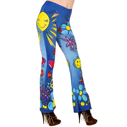"70er JAHRE LEGGINGS HIPPIE JEANS" – Ansicht 3