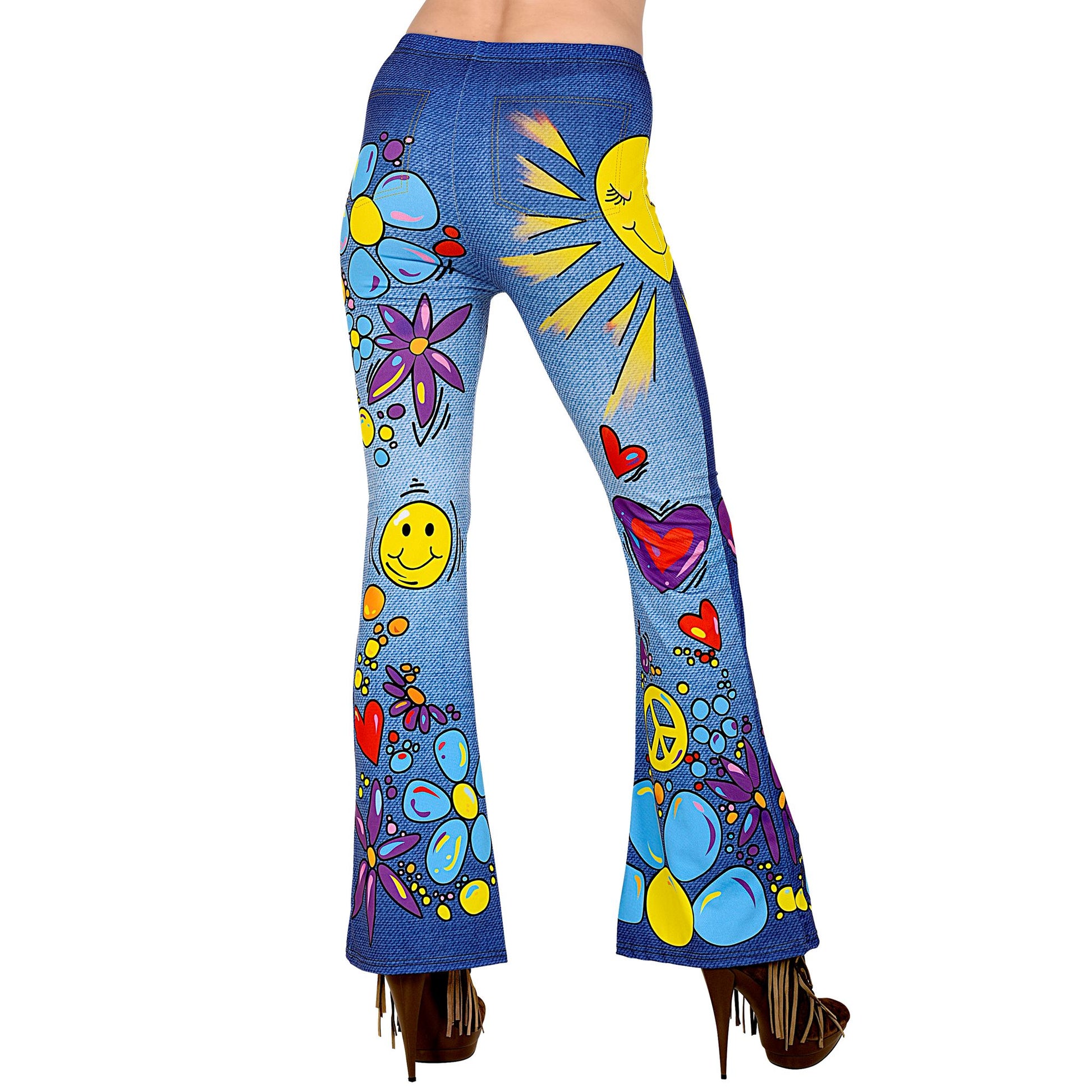 "70er JAHRE LEGGINGS HIPPIE JEANS" – Ansicht 4