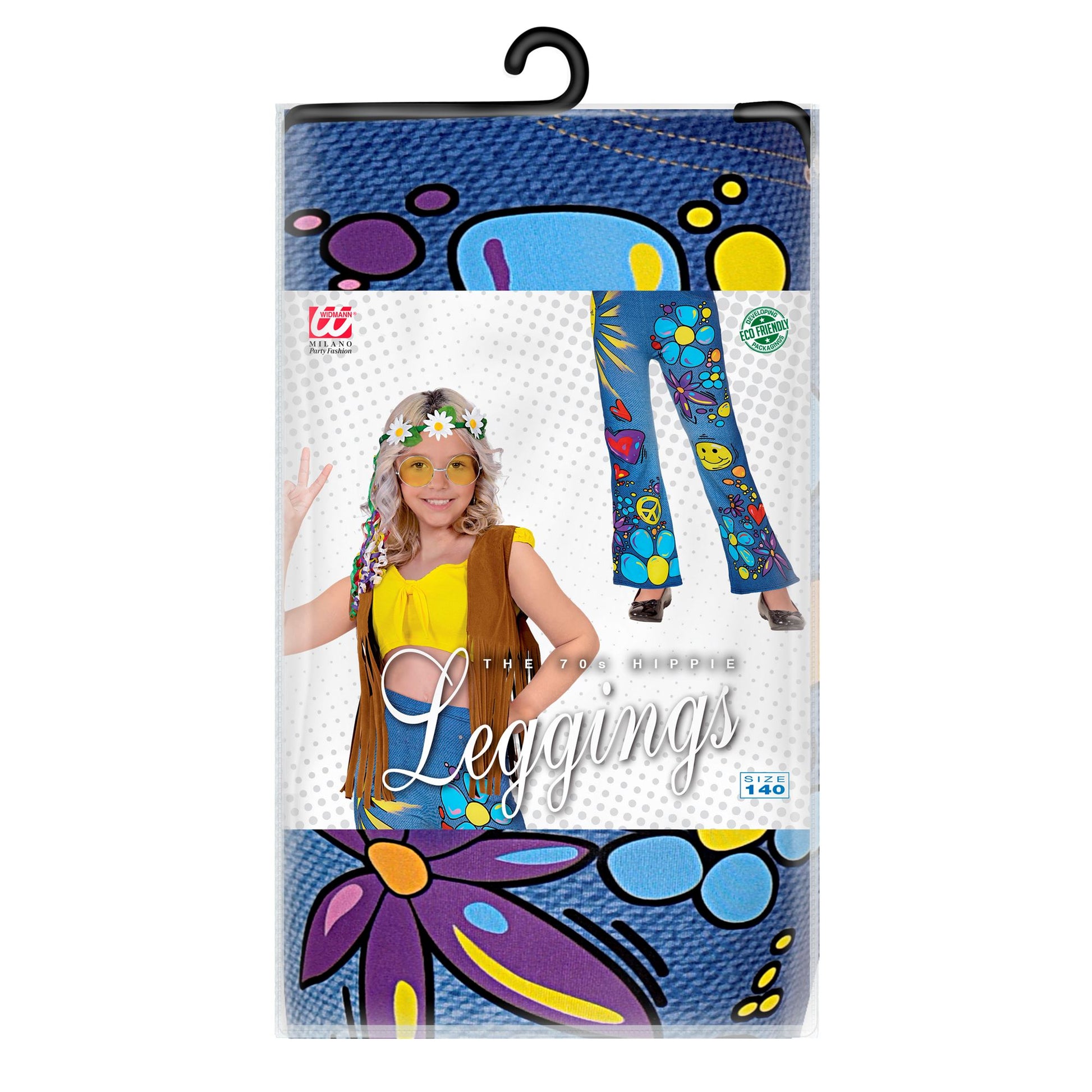 "70er JAHRE LEGGINGS HIPPIE JEANS" – Detailansicht