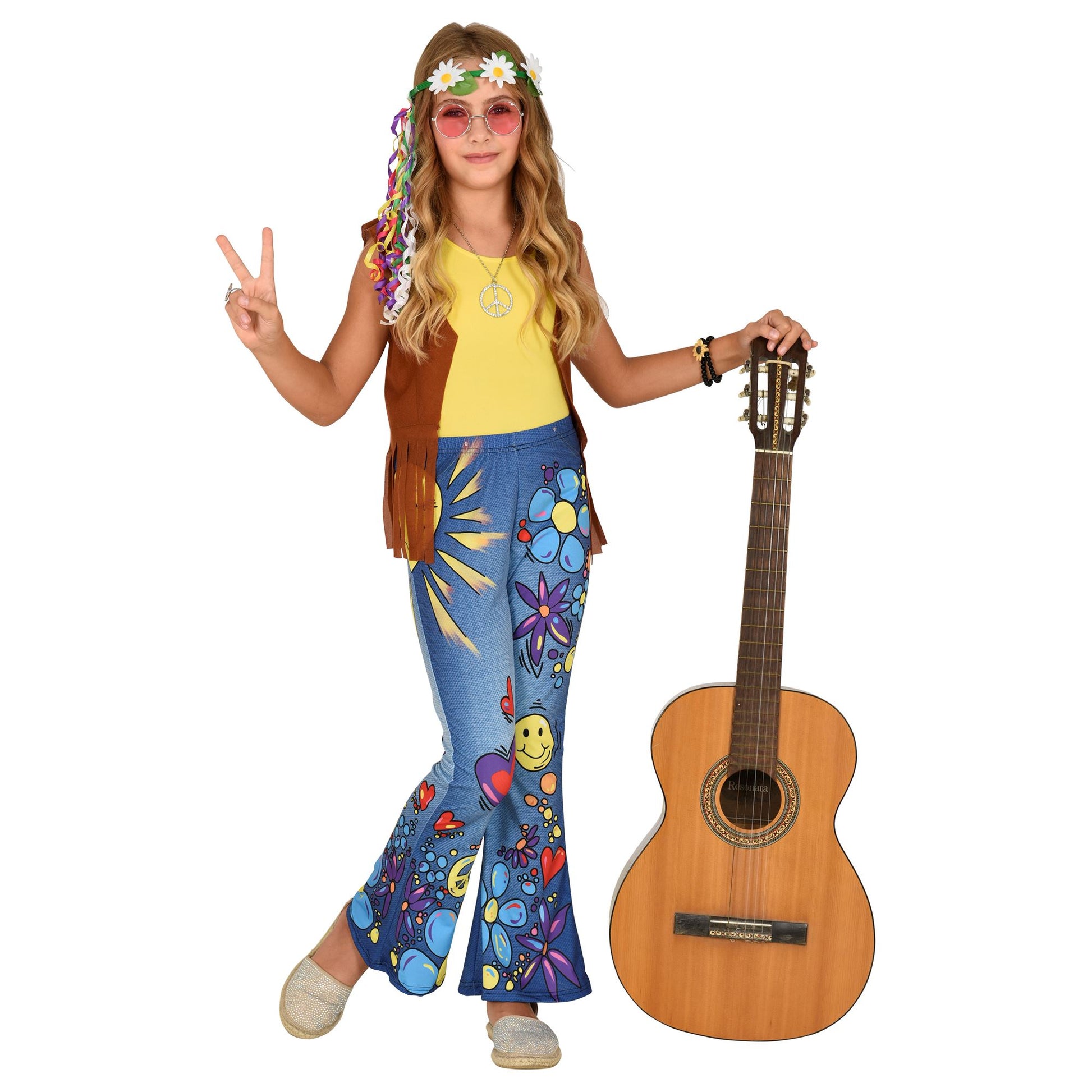 "70er JAHRE LEGGINGS HIPPIE JEANS" – Ansicht 3