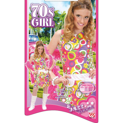 "70s Girl" (Kleid, Überstiefel) – Ansicht 3