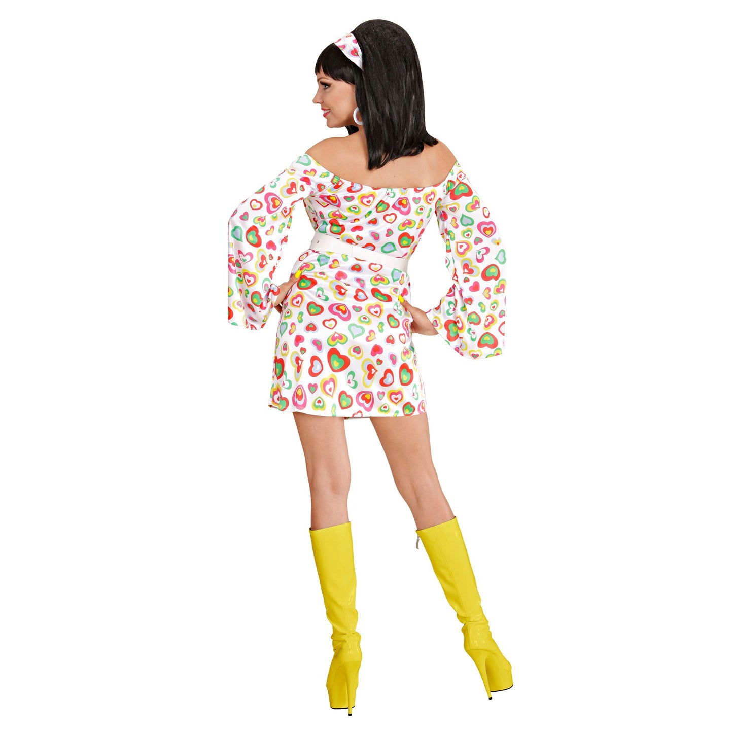 "70s MOD" (Kleid, Gürtel, Stirnband) – Ansicht 4