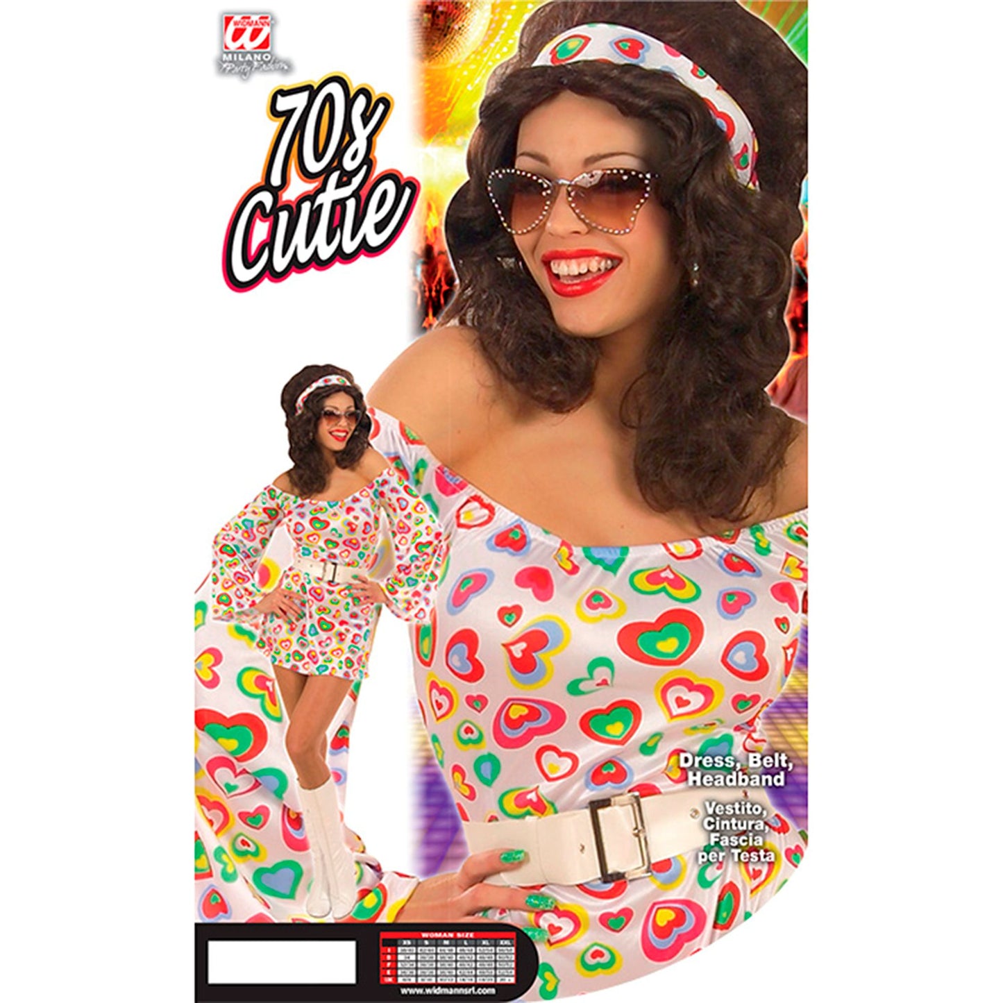 "70s MOD" (Kleid, Gürtel, Stirnband) – Ansicht 5