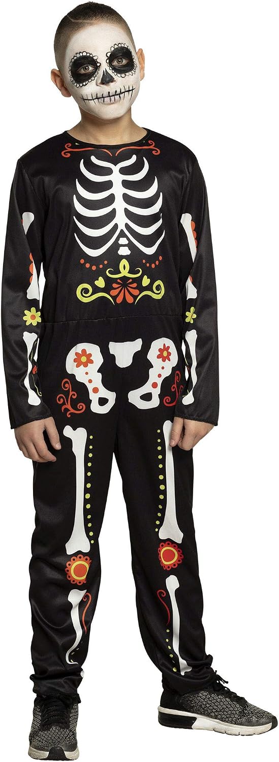 Catrin Tod Kinderkostüm – Halloween-Overall mit Kapuze S–L