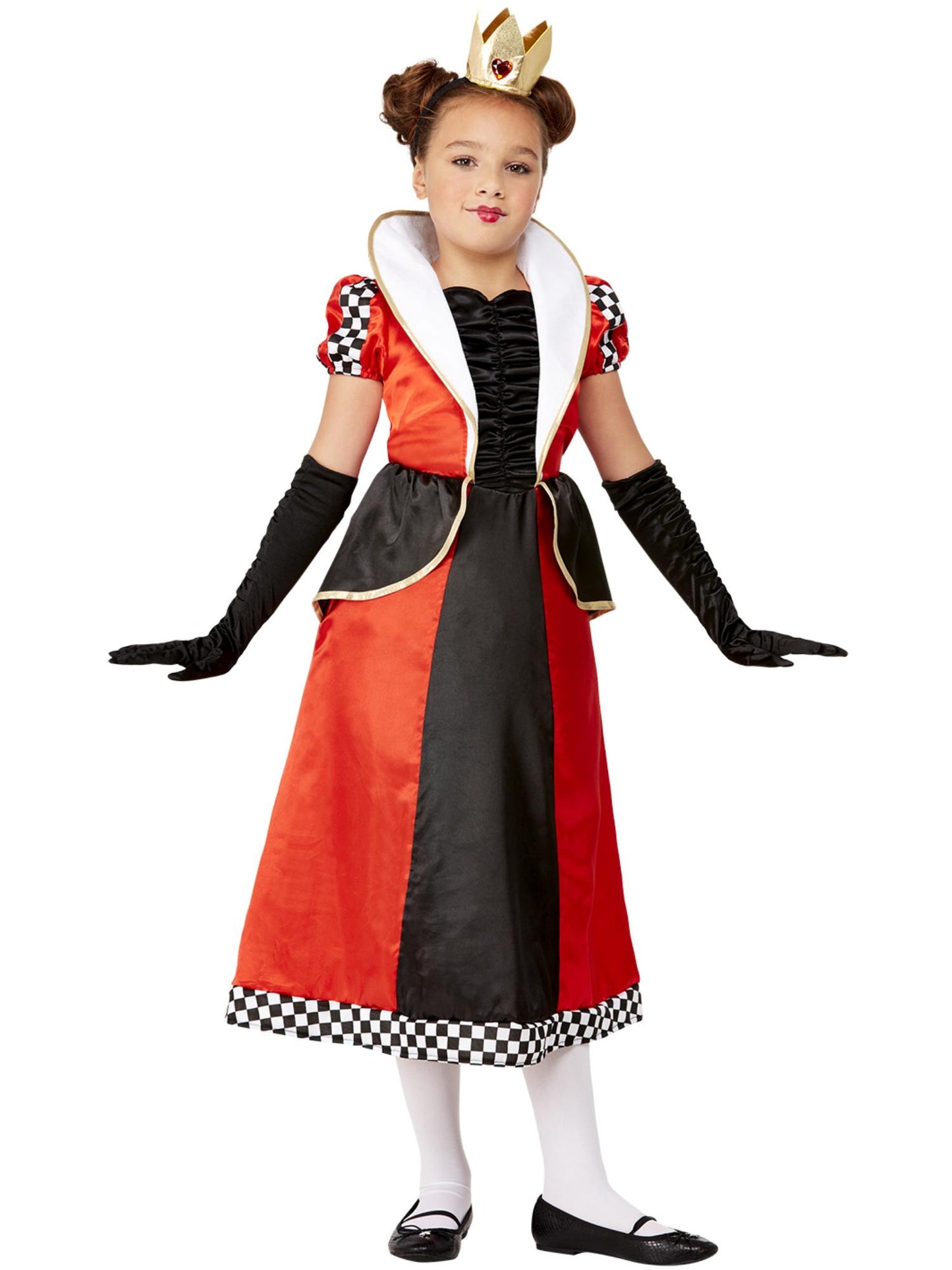 Smiffys STORYBOOK Queen of Hearts Costume, Red CS für Mädchen