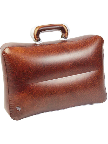 Smiffys ICONS Inflatable Briefcase, Brown AC für Unisex
