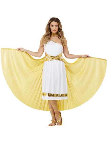 Smiffys Deluxe Grecian Cape, Gold AC für Damen