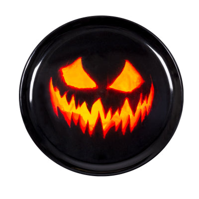 Boland Halloween Serviertablett Schwarzer Melamin Kürbis 34 5 cm