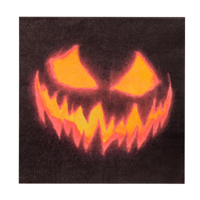 Boland Halloween Dekoration Halloween-Servietten 12 Stück Kürbismotiv
