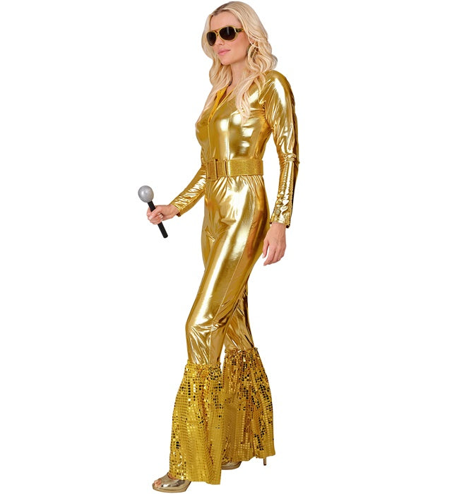 Goldfarbener Overall für Fasnacht und Karneval