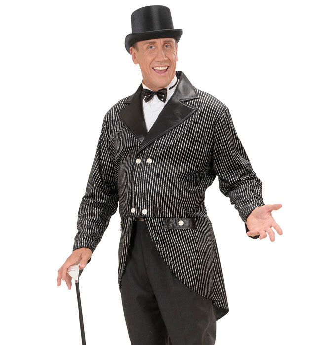 Eleganter Herren Frack in klassischem Schwarz für Fasnacht und Mottoparty