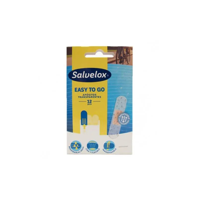 SALVELOX SALVELOX Easy to Go transparente Pflaster 12 Stück Kosmetik