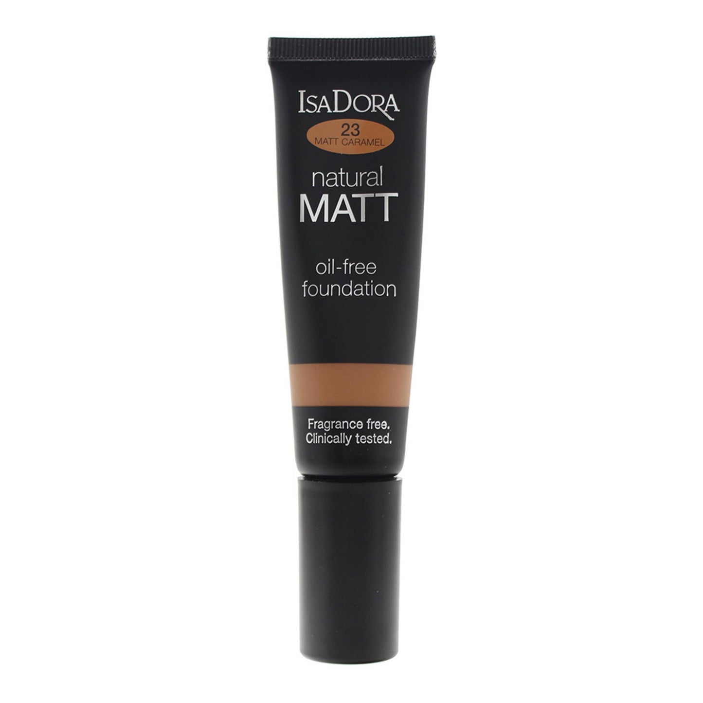 IsaDora, Natural Matt, Ölfrei, Matt, Flüssige Grundierung, 23, Karamell, 35 ml