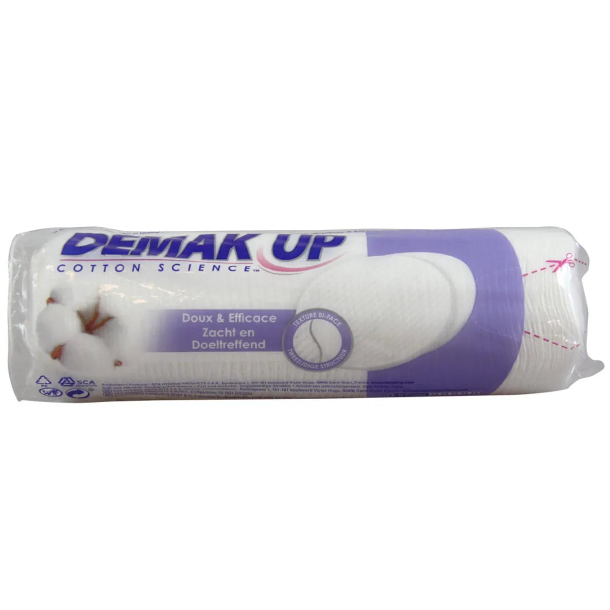 DEMAK UP DEMAK UP Original Wattepads 60 Stück zur sanften Reinigung und Abschminken Kosmetik