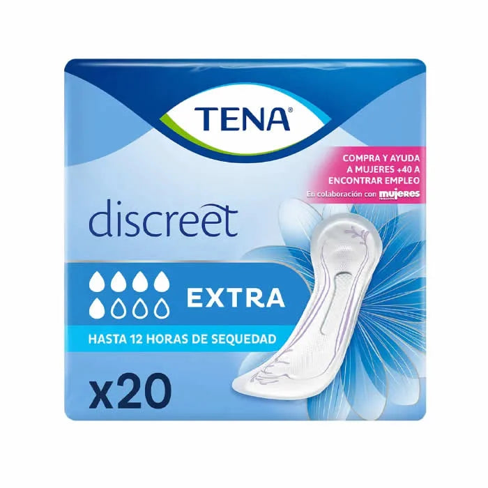 TENA Lady Discreet Extra Inkontinenzeinlagen für Frauen, 20 Stück