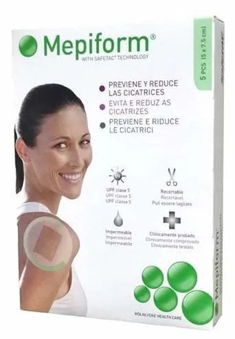MEPIFORM MEPIFORM Mepiform Cicatrices 5 Stück Narbenpflege Silikonpflaster Kosmetik