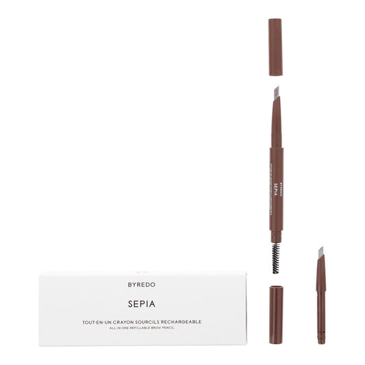 Byredo Byredo, All-In-One, Präzision, Beidseitig, Augenbrauencreme-Stift & Bürste 2-in-1, 02, Sepia, 0.5 g Regular