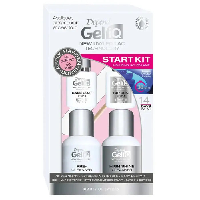 BETER BETER Depend Gel IQ Start Kit 7-teiliges Set Nagelpflege Gelprodukte Kosmetik