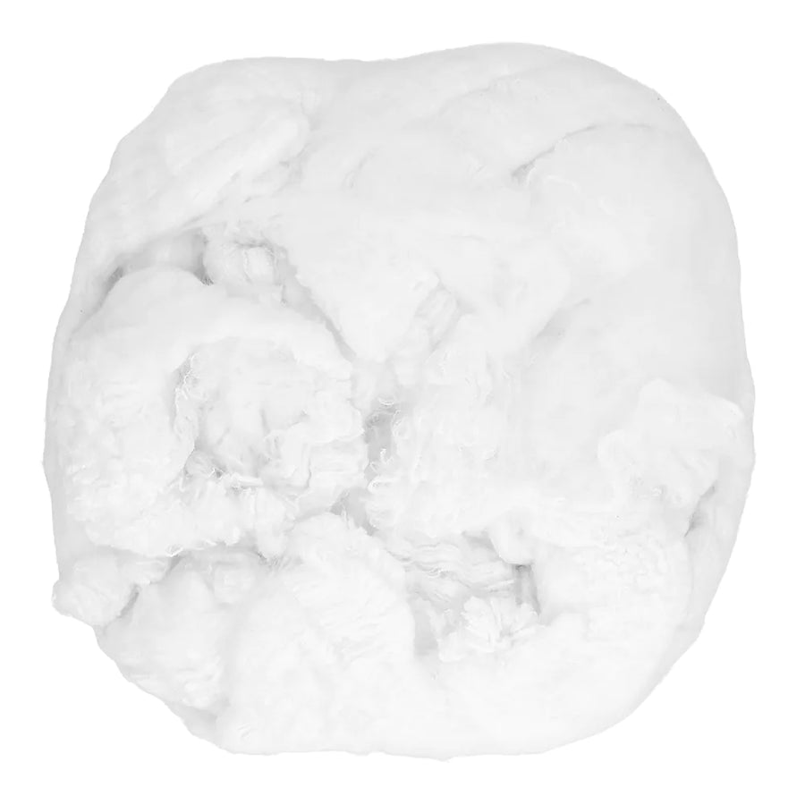 Boland Spinngewebe weiss 500 g mit 25 schwarzen Spinnen Halloween-Dekoration – Detailansicht