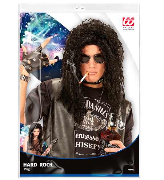 "PERÜCKE HARD ROCK" in Polybag Schwarz
