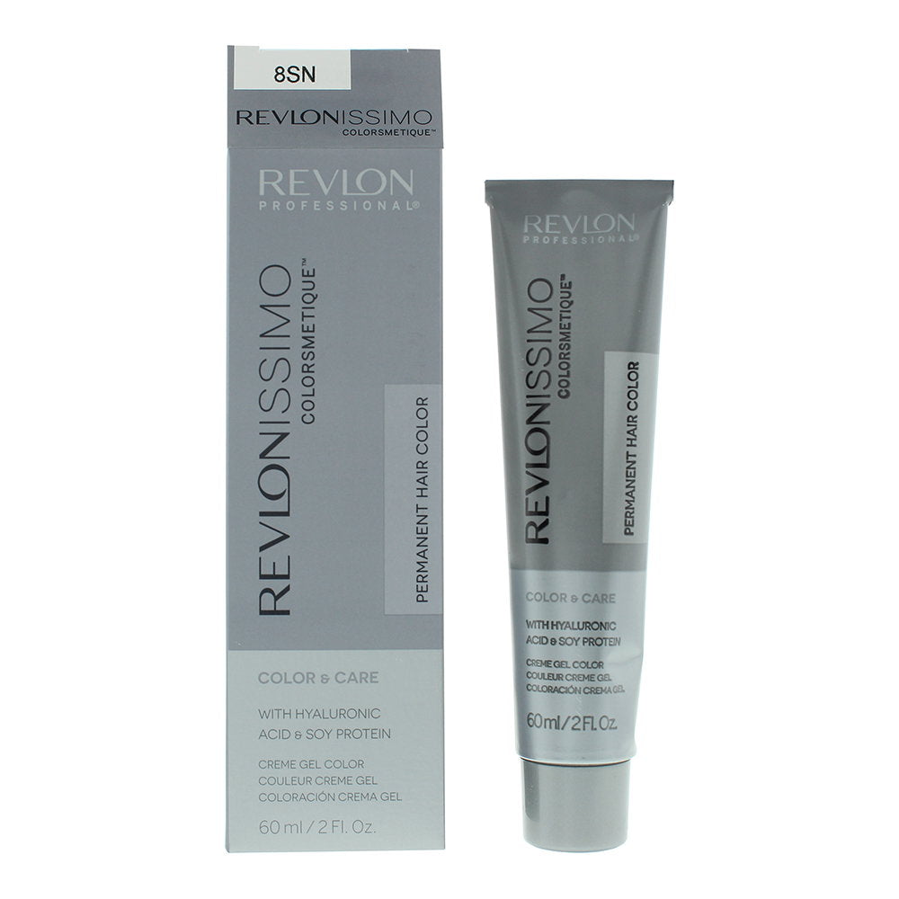 Revlon Revlon, Revlonissimo Colorsmetique, Permanente Haarfarbe, 8SN Light Blonde, 60 ml Regular
