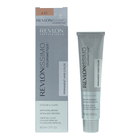 Revlon Revlon, Revlonissimo Colorsmetique, Permanente Haarfarbe, 4.41 Deep Chestnut Medium Brown, 60 ml Regular