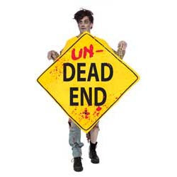Rubies Dead End Sign Kostüm für Erwachsene One Size