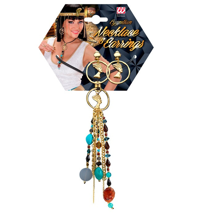 SET KETTE UND OHRRINGE CLEOPATRA Gold