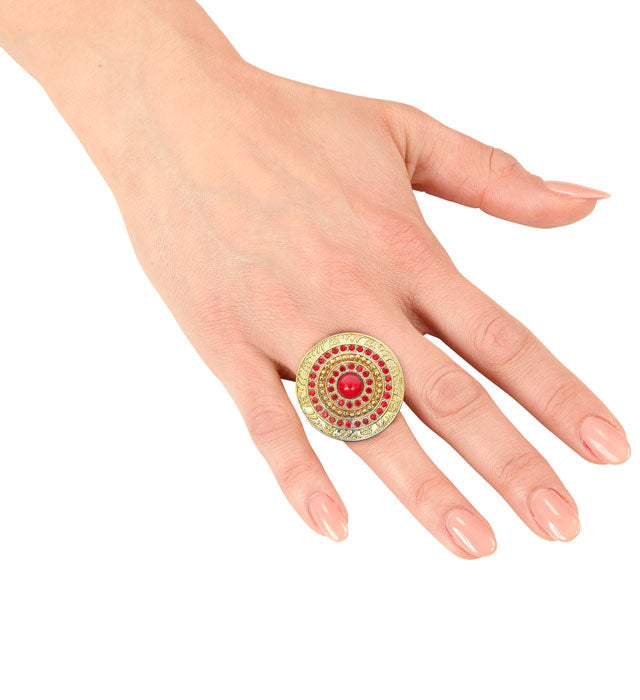 Römischer Ring als Fasnachts- und Karneval-Accessoire in antikem Design