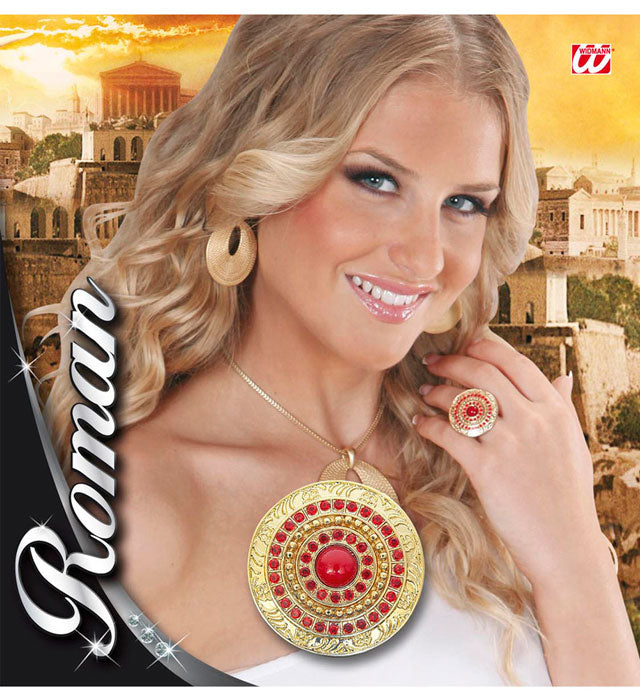 Römischer Ring als Fasnachts- und Karneval-Accessoire in antikem Design