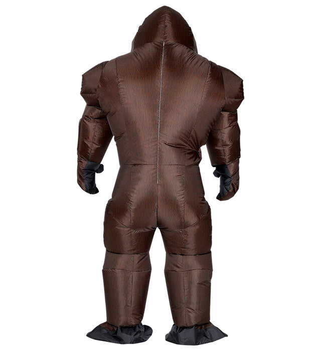 Aufblasbares Gorilla-Kostüm mit Maske und Gebläse