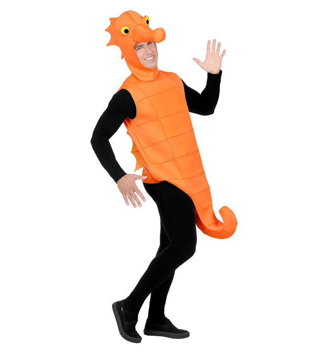 Seepferdchen Maske für Fasnacht Kostüm, farbenfrohes Tierkostüm