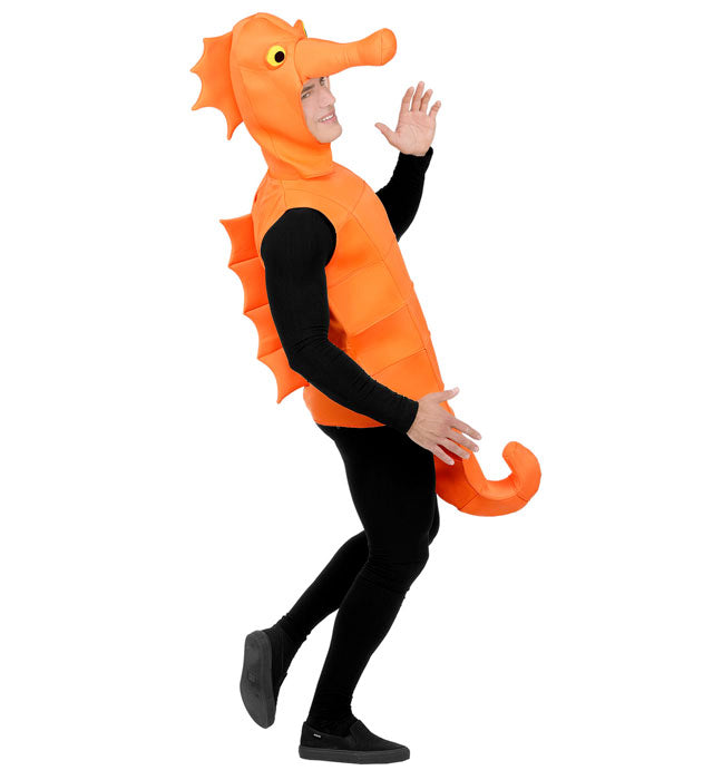 Seepferdchen Maske für Fasnacht Kostüm, farbenfrohes Tierkostüm