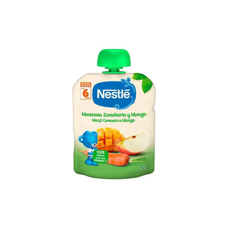 NESTLE NESTLE Bolsita Apfel Karotte Mango Babybrei 6 Monate 90 g Kosmetik