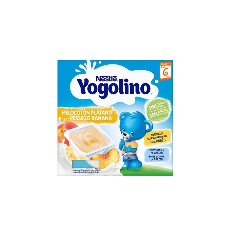 NESTLE Nestlé Yogolino Melocotón y Plátano 6 Monate 4 x 100 g Babybrei Kosmetik