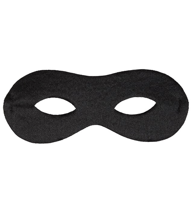 Schwarze Augenmaske im Dieb-Stil für Fasnacht und Mottopartys