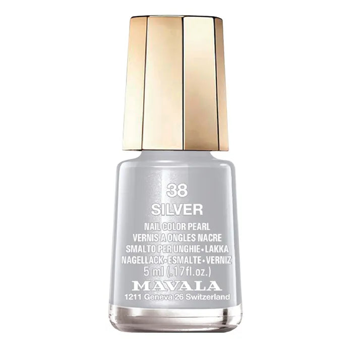 MAVALA MAVALA Nagellack 38 Silver 5 ml Nagelfarbe Silber Lack