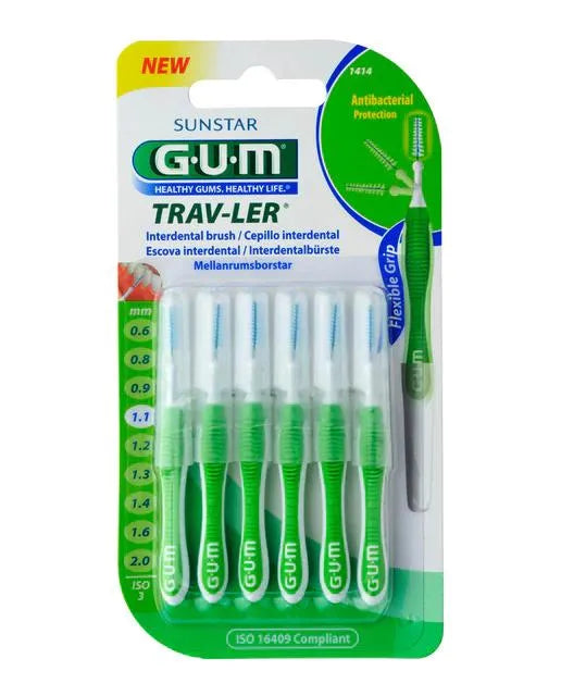 GUM GUM Proxabrush Ultra Fine 1414 Interdentalbürste für die Zahnzwischenräume Sonnenpflege