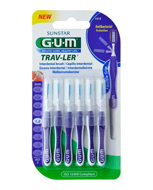 GUM GUM Proxabrush Extra Fine Cylindrical Interdentalbürste 1512 Sonnenpflege