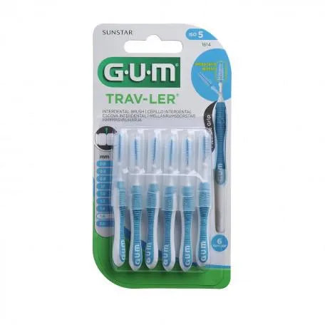 GUM GUM Interdentalbürsten Trav-Ler 1,6 mm 6 Stück Sonnenpflege