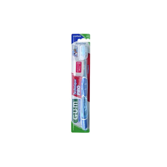 GUM GUM Mittlere Technik Pro Kompakte Zahnbürste Sunstar Gum Sonnenpflege