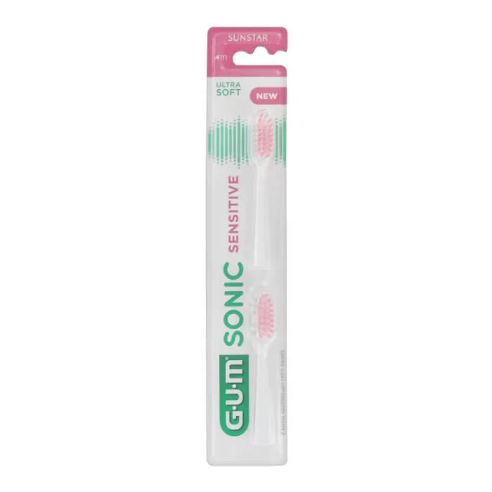 GUM GUM Gum Sonic Sensitive Bürsten Nachfüllpackung für elektrische Zahnbürste Kosmetik