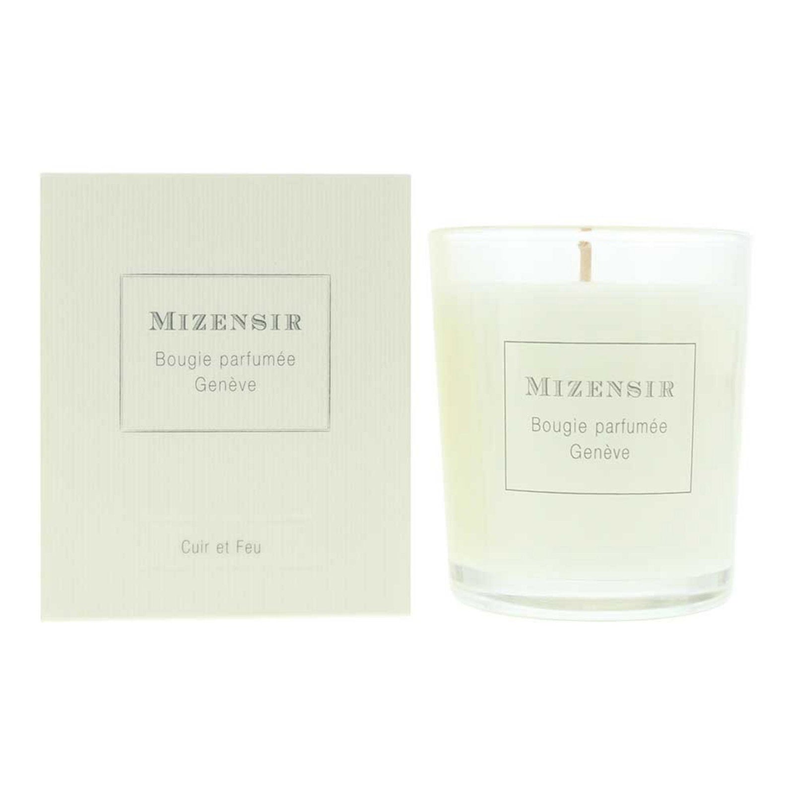 Mizensir Mizensir, Cuir Et Feu, Holzig, Duftkerze, 90 g Regular