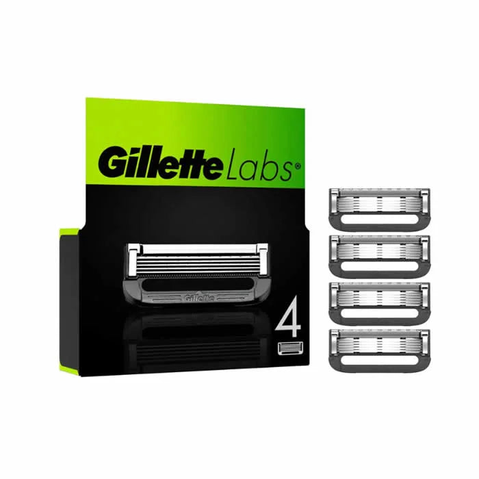 Gillette Labs Skincare 4 Blade Refills mit vier Ersatzklingen