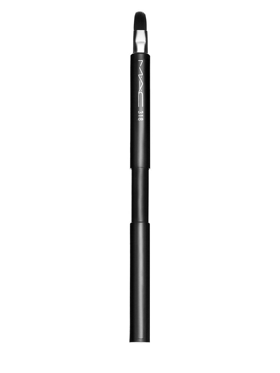 MAC Lippenpinsel 318 mit synthetischen Borsten und Metallhülle