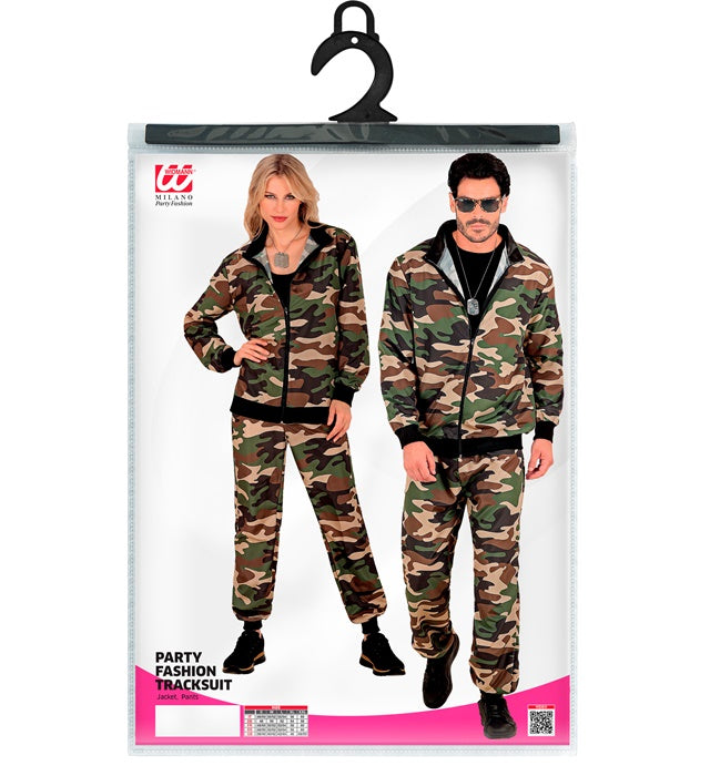 Camo Party Fashion Trainingsanzug mit Tarnmuster – Oberteil und Hose